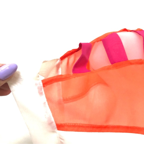 Neon/Sheer Top - Picture 2 of 4